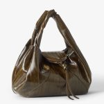 FENDI Spy Olive green inlaid hagfish leather bag - Image 8